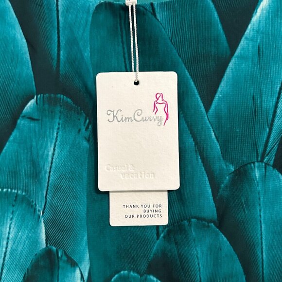 Kim Curvy Cocktail with‎ Chiffon Overlay Dress Sz 24W - Picture 4 of 12